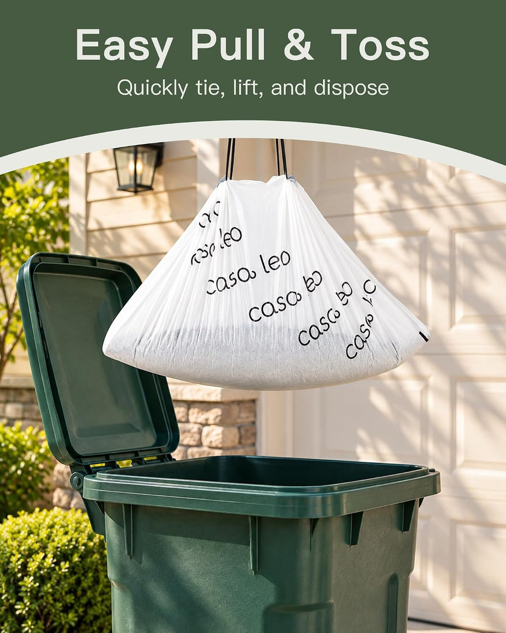 Casa Leo Waste Drawer Liners, 50 Automatic Litter Box Bags
