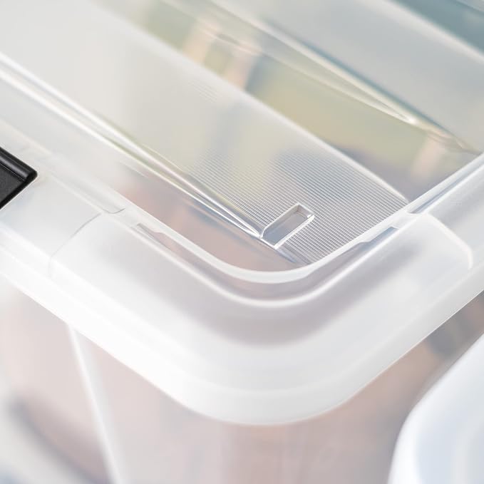 IRIS USA 40 Qt Stackable Plastic Storage Bins (6-Pack)