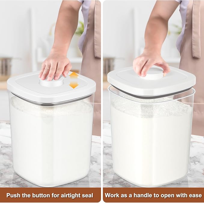 Airtight Rice Container 25 Lbs, Dry Food Holder