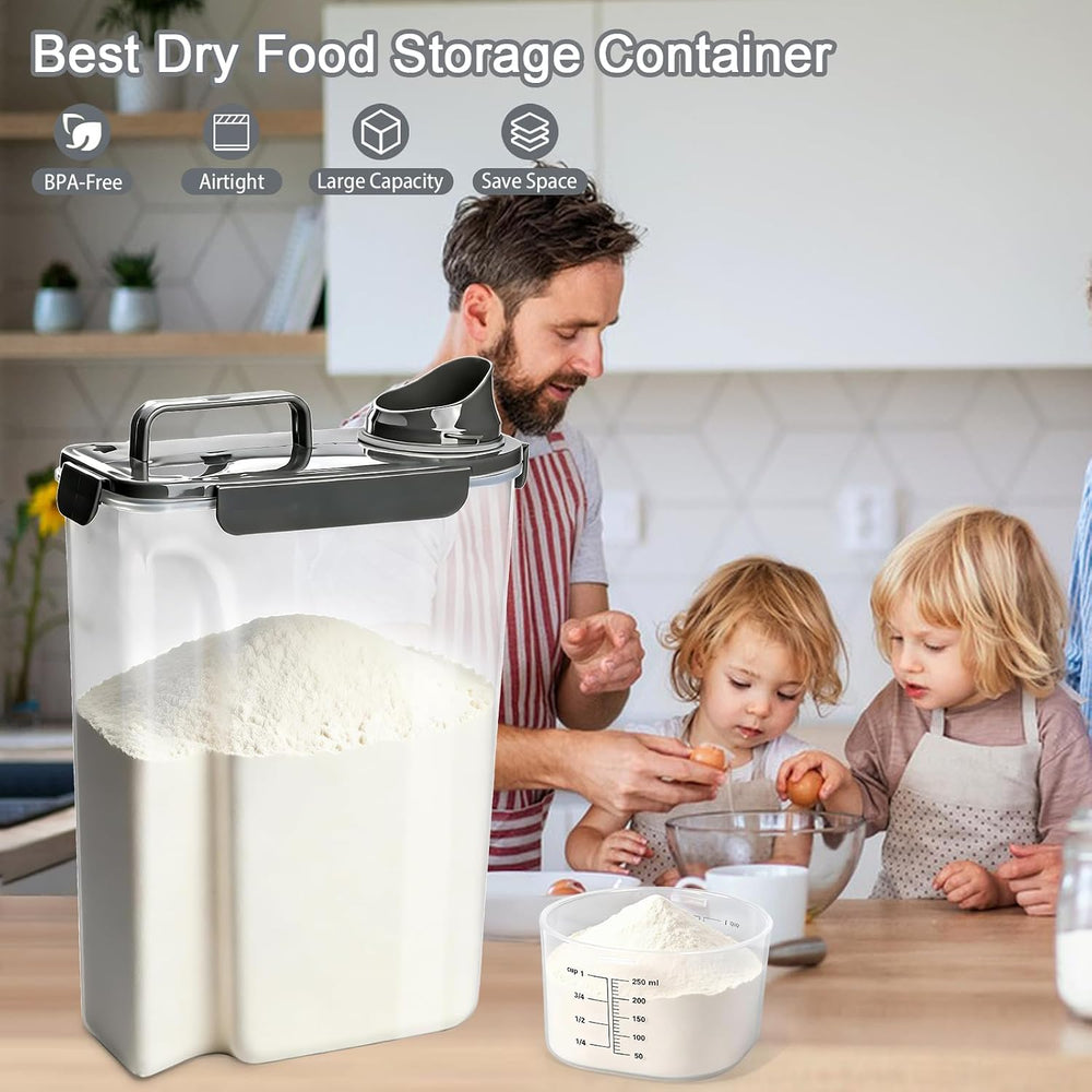 Komzon Rice Storage Containers, Airtight Cereal Containers Storage, BPA Free ...