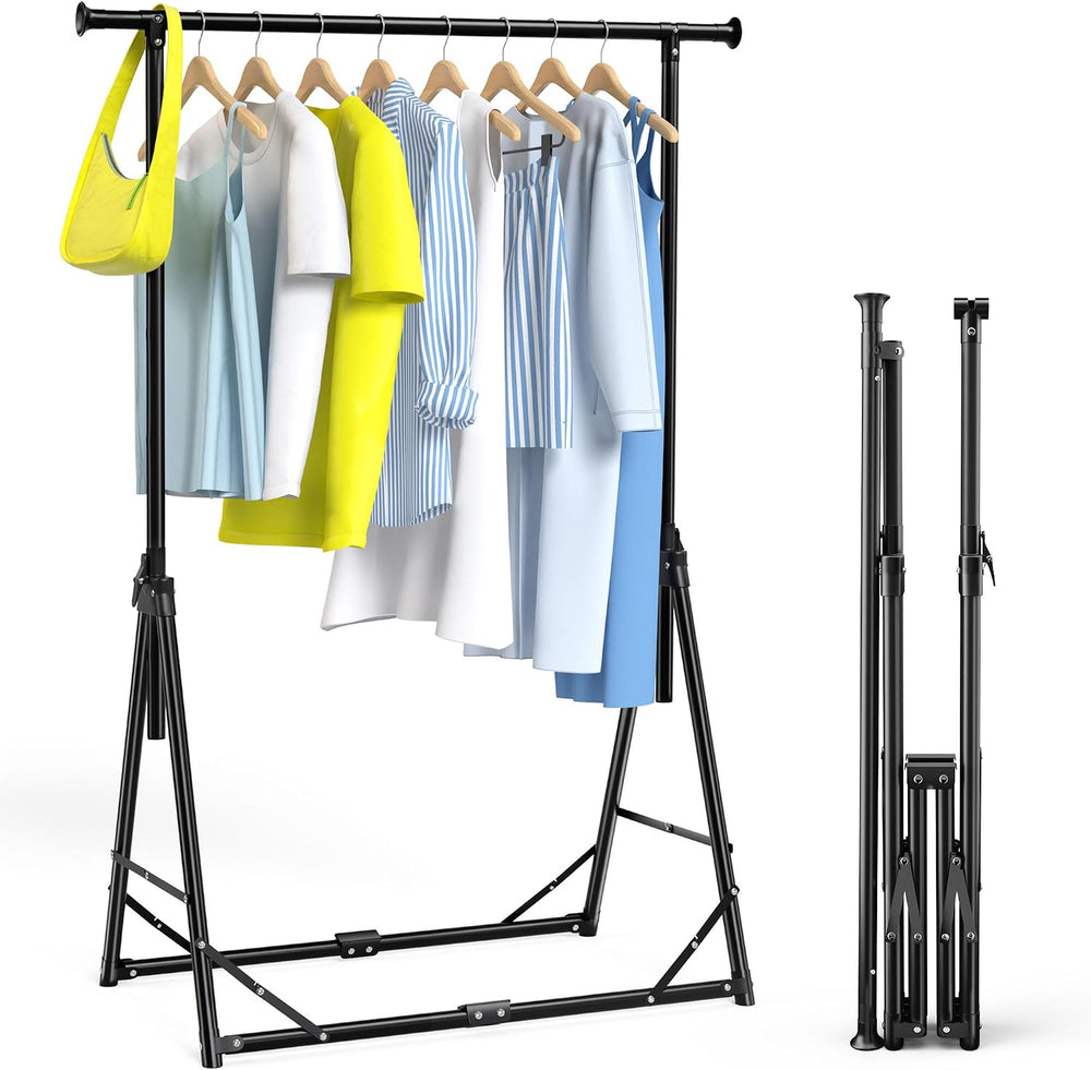 MAXLEAD HOME Clothes Rack Foldable Clothing Rack, 64.5''H Collapsible...