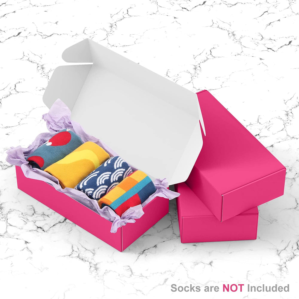 50 Pack 4"x8"x2" Shipping Boxes, Corrugated Cardboard Small Bo...