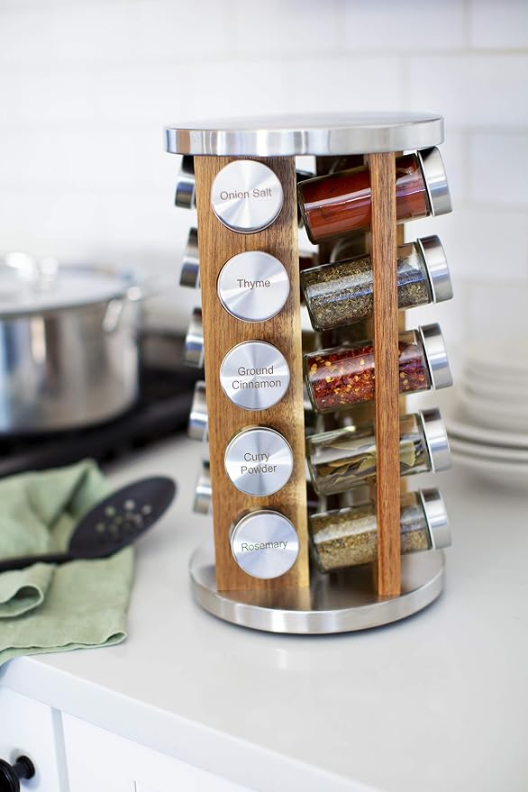 Orii 20 Jar Spice Rack with Spices Included