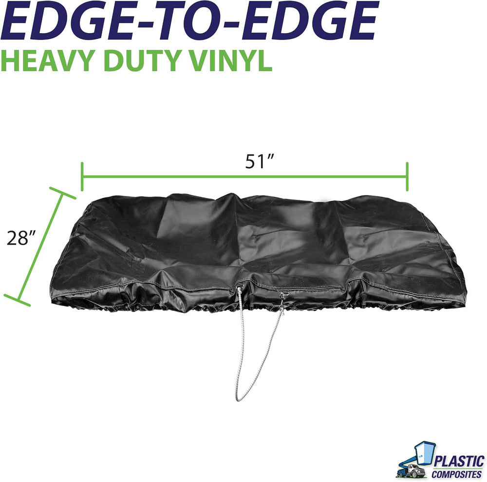 Bucket Truck Parts Heavy Duty Bucket Truck Cover, Vinyl, Fits 2 Man 28x51