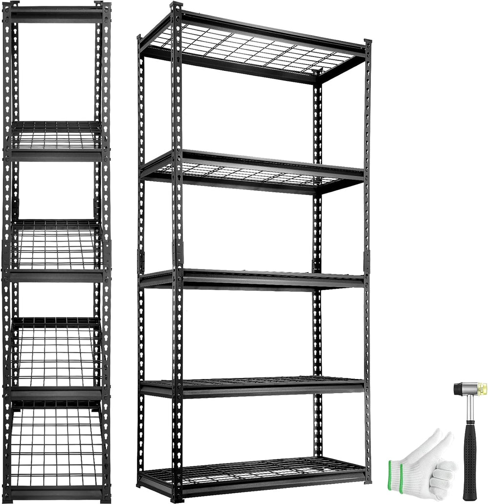 VEVOR Storage Shelving Unit, 5-Tier Adjustable, 2000 lbs Capacity, Heavy Duty...