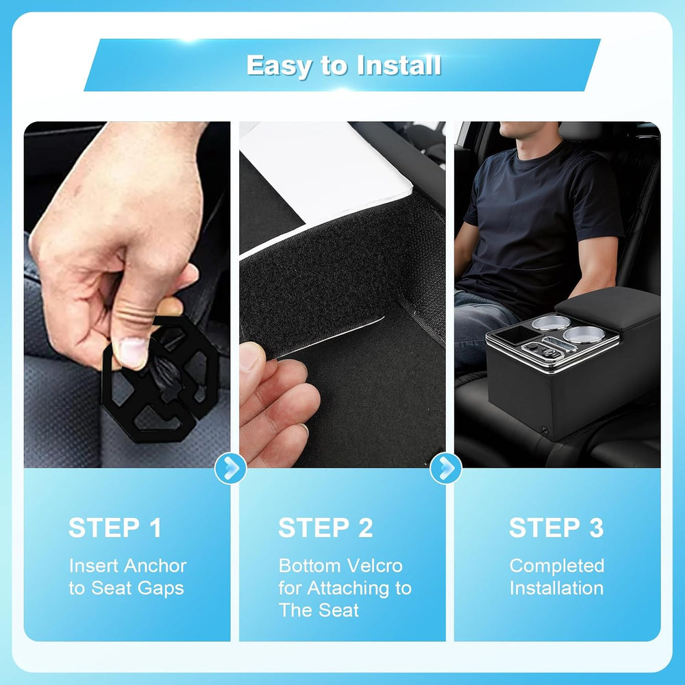 Center Console Universal with Wireless Fast Phone Charging