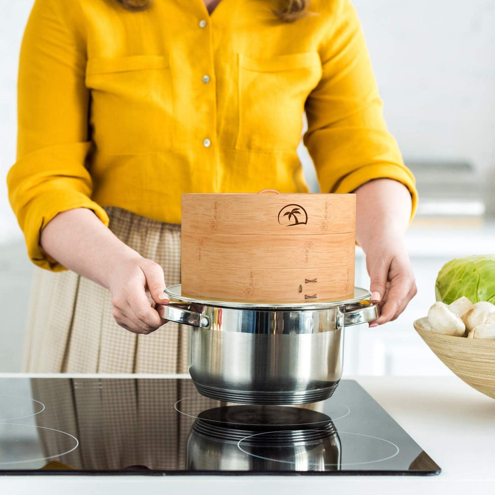 2-Tier Steamer & Steamer Ring Bundle – Double the Efficiency, Double the ...