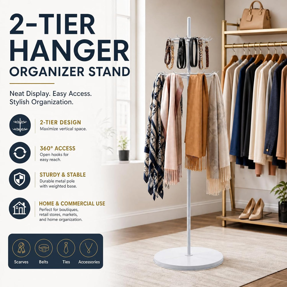 Floor Standing Belt Display, Tie Rack Floor Mounted Belt Hanger Belt Display ...