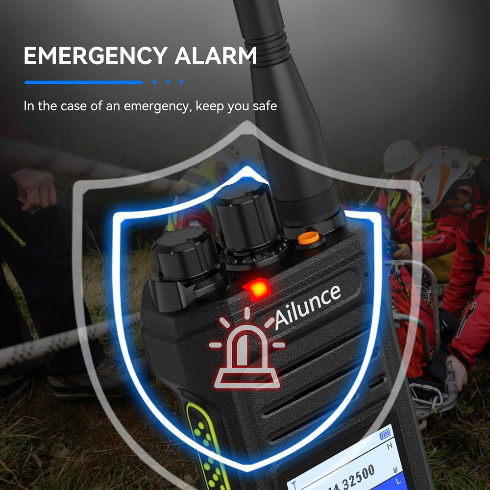 Retevis Ailunce HA1UV Ham Radio,IP67 Waterproof Two Way Radio for Emergency