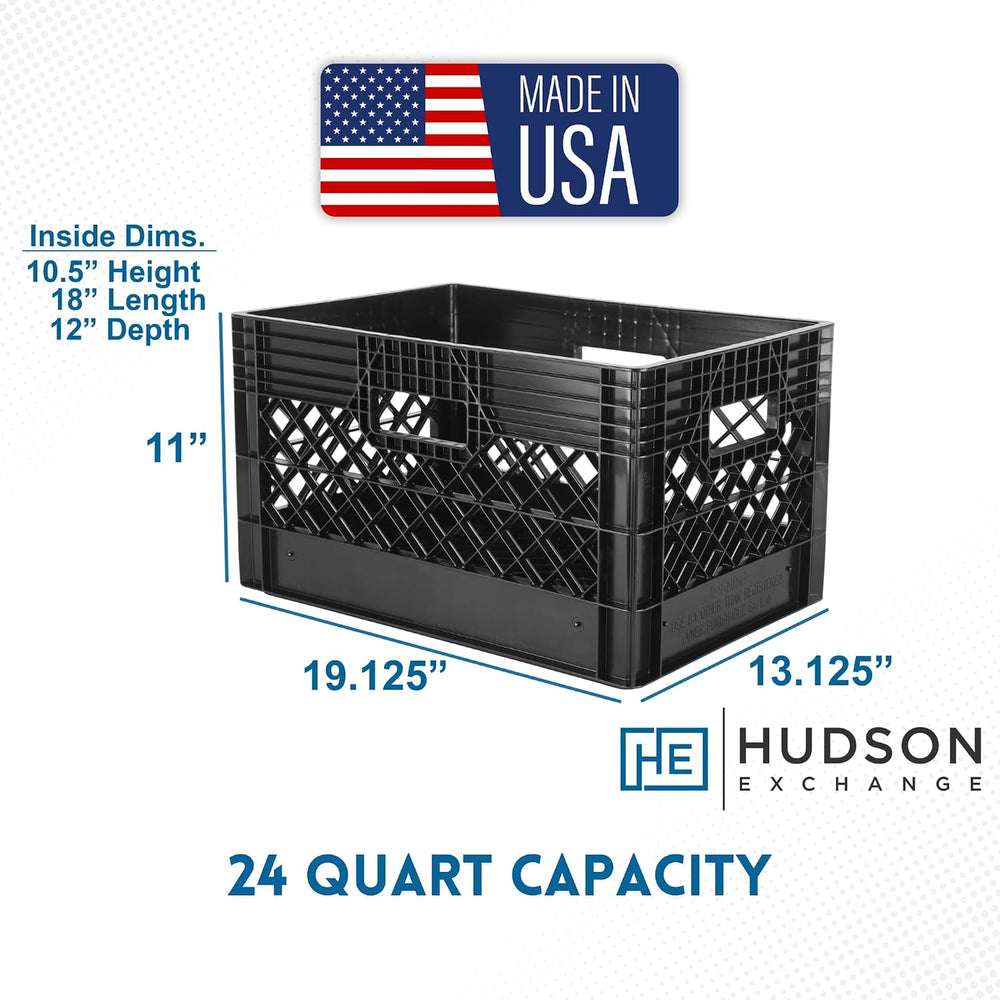 Hudson Exchange 19 x 13 x 11" (24 Quart, 3 Pack) Mesh Commercial Grade M...
