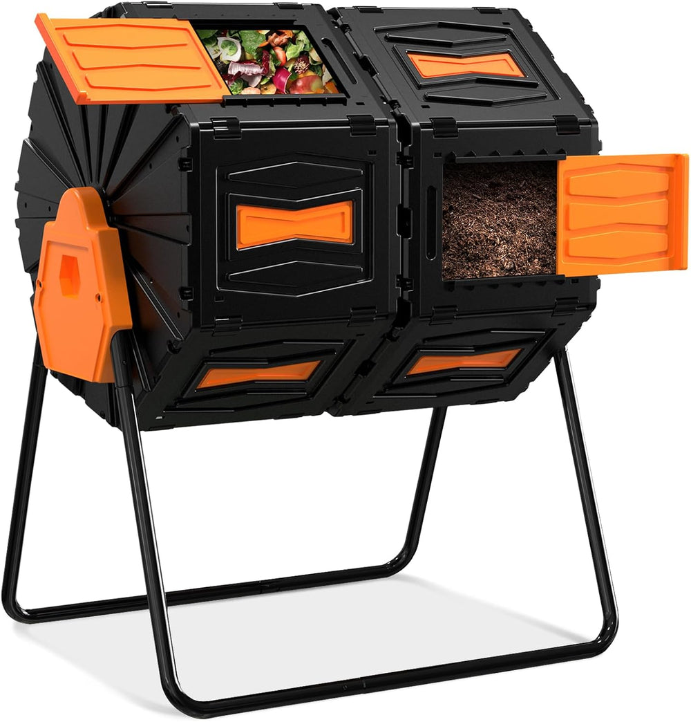 Compost Tumbler, Easy Assemble & Efficient Outdoor Compost Bin, 45 Gallon...