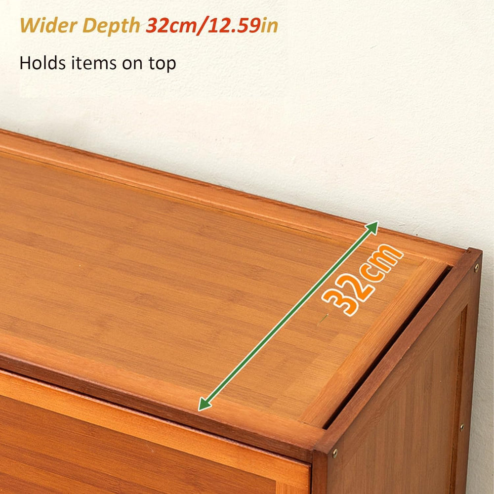 LOYALHEARTDY 10 Tier Tall Shoe Cabinet w/Flip Door, 27.5'' L, for 30 ...