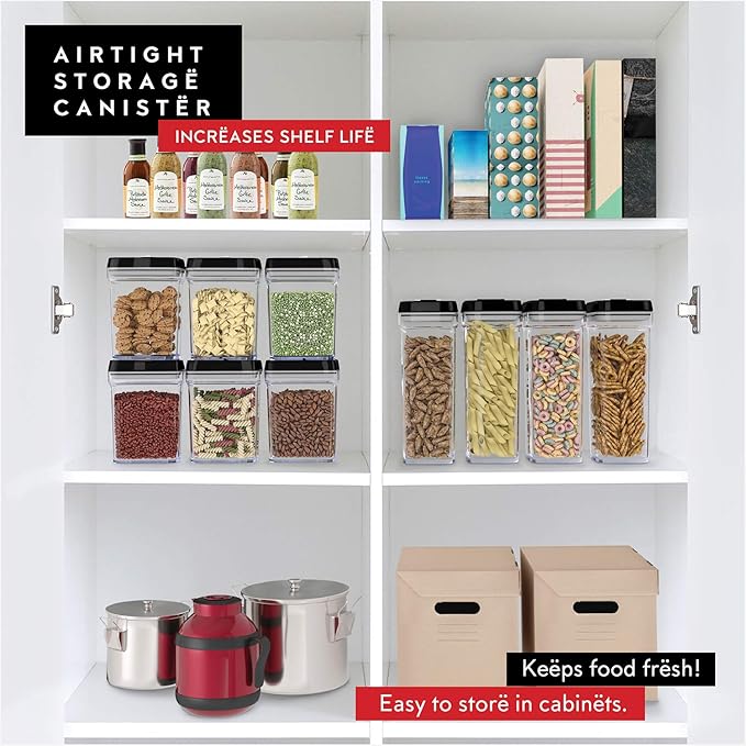 DWËLLZA KITCHEN Airtight Food Storage Containers (6 Piece)