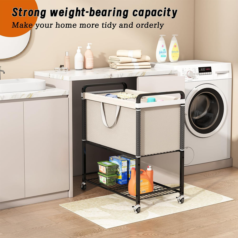 Laundry Hamper cart with wheels: