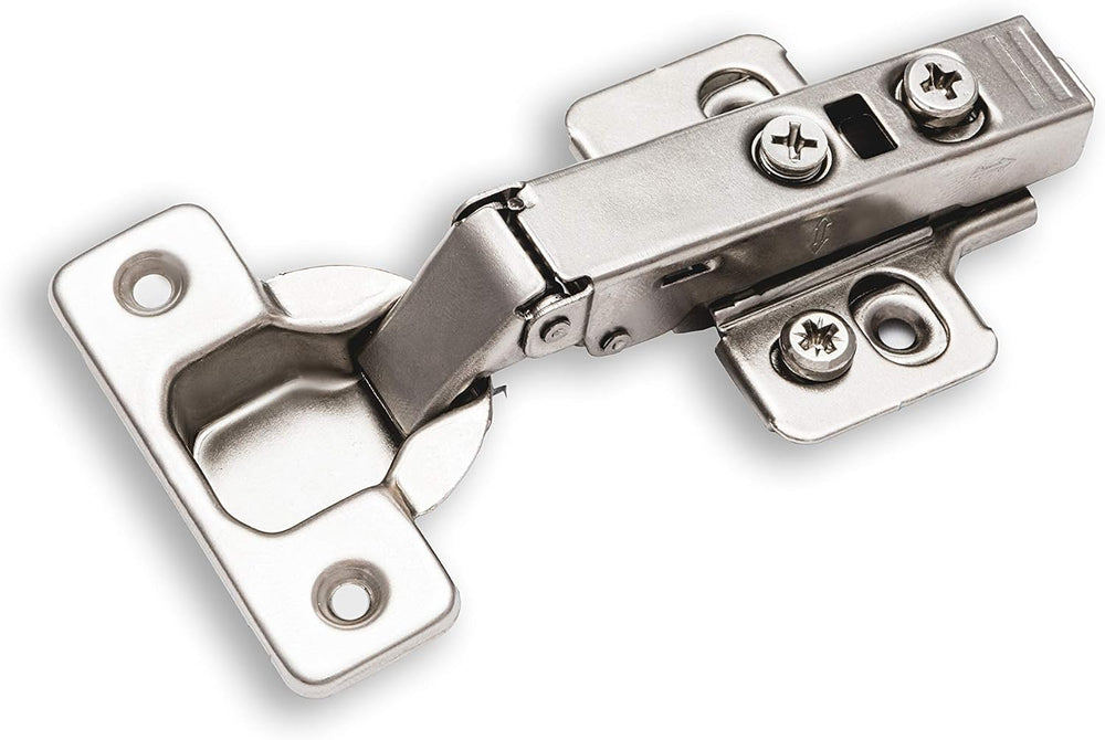 Berta, 50-Pack Full Overlay 110° Soft-Close Frameless Cabinet Hinges