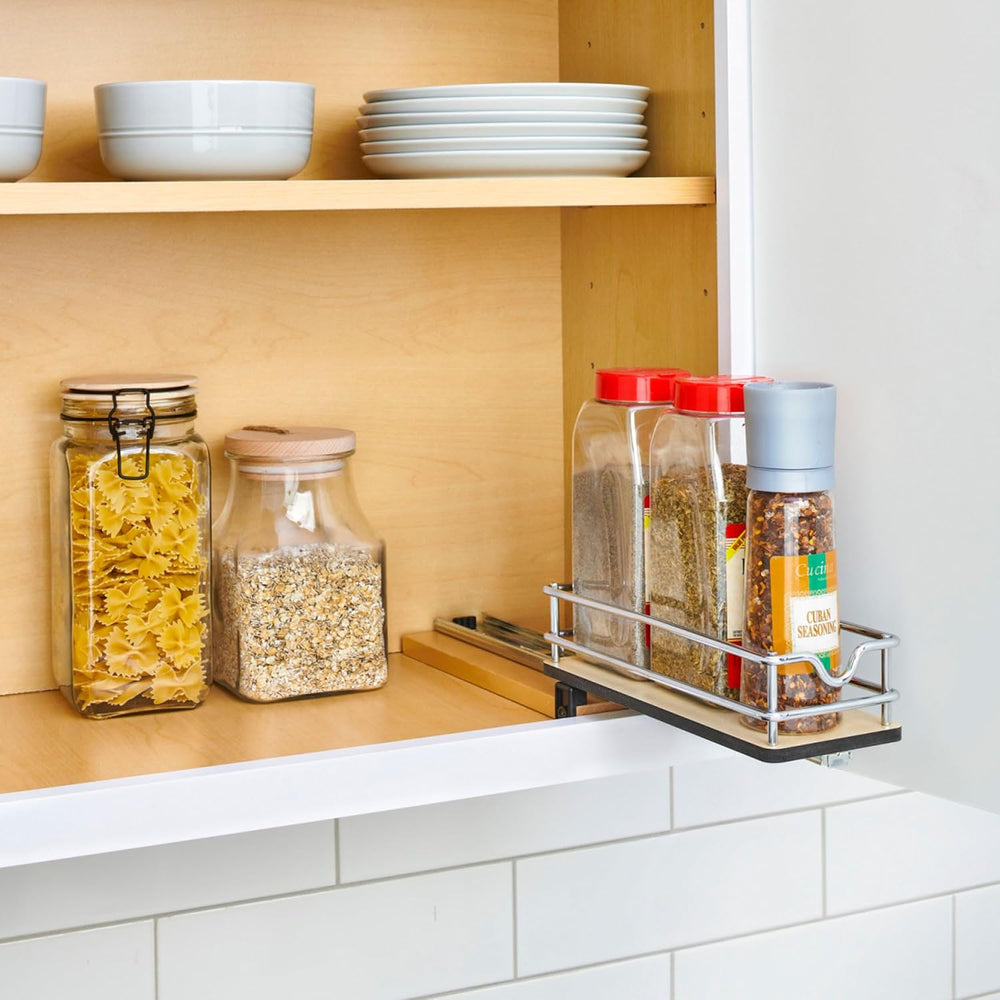 Rev-A-Shelf Narrow 5"W Pullout Single Organizer for Cabinets