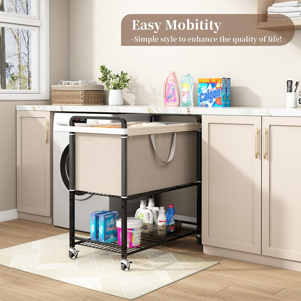 Laundry Hamper cart with wheels: