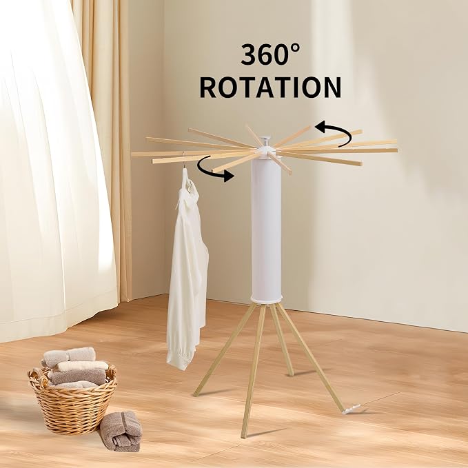 Clothes Drying Rack 4 Legs, Laundry Hanger Dryer Rack, Portable Drying Rack