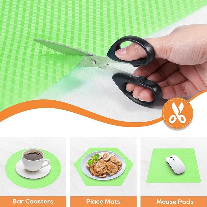 Green Fridge Liner Shelf Liners