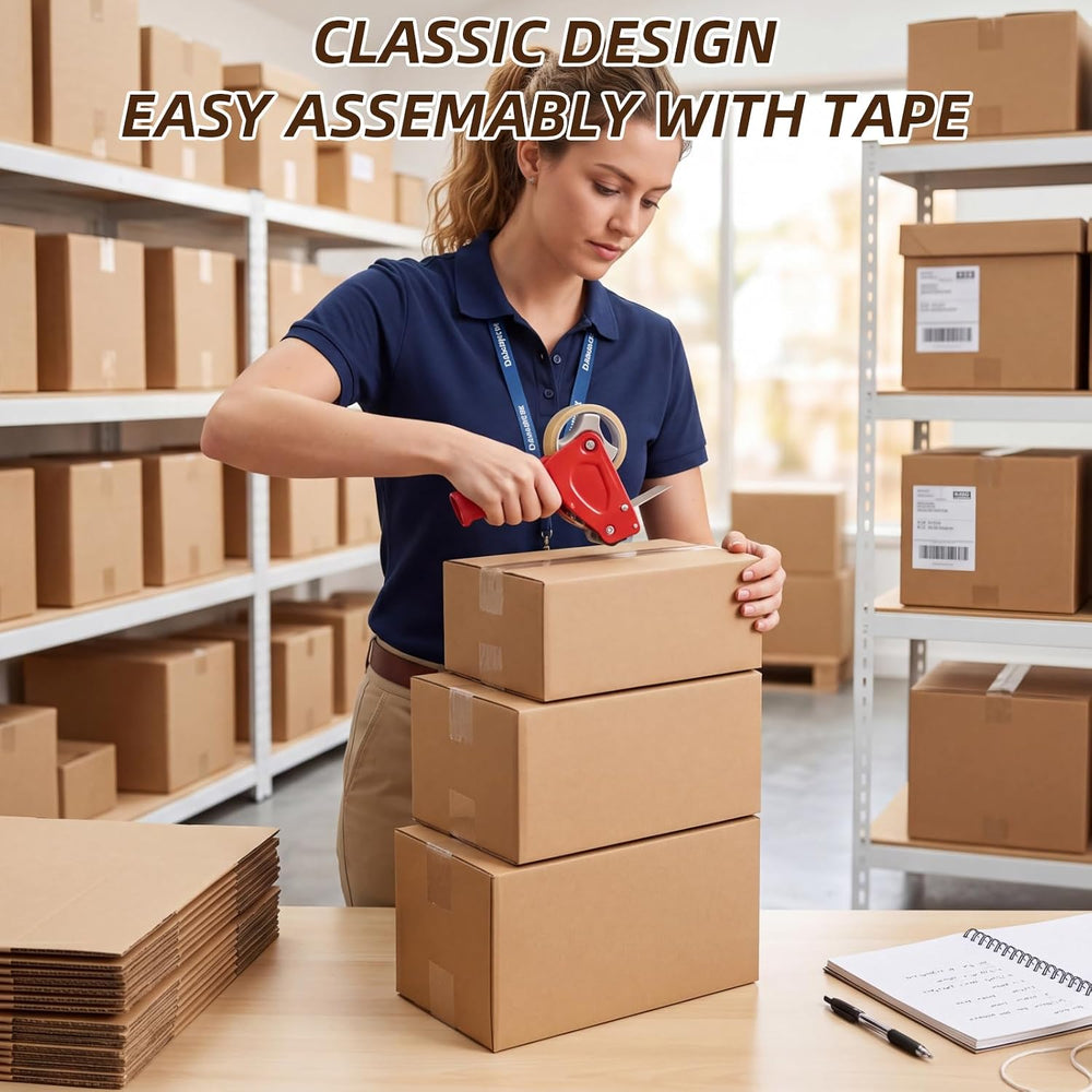 ZBEIVAN Shipping Boxes Mailers Assorted Sizes 11x6x6, 10x7x5, 9x6x4 inches Co...