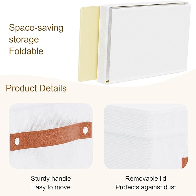 Fabric Storage Bins, Clothes Boxes (5 Pack)