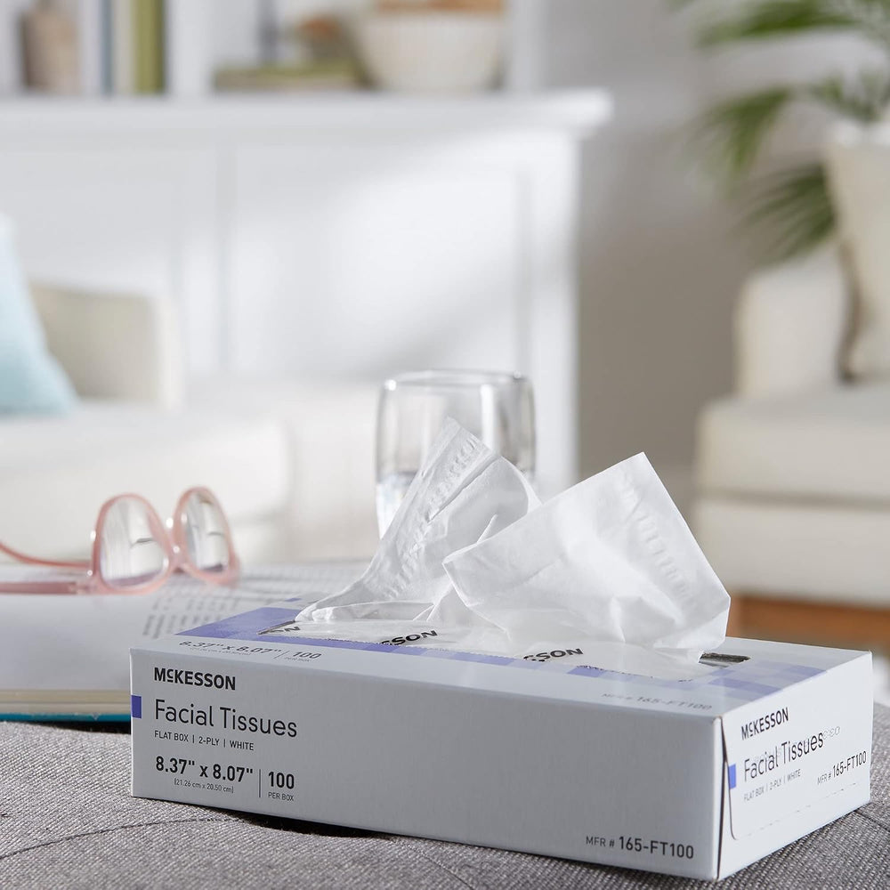 McKesson Facial Tissues Boxes Bulk Tissue, 3000 ct, 100 per Pack