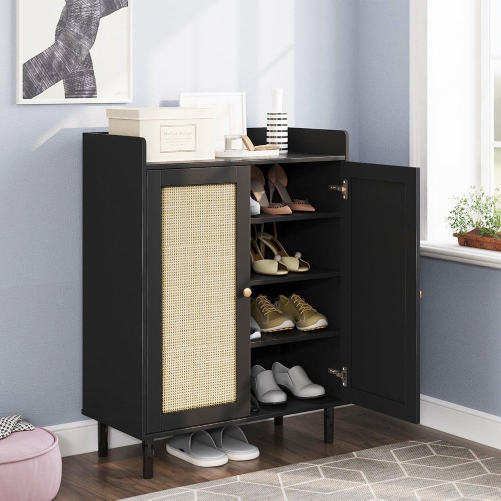 Shoe Rack,Shoe Storage,Rattan Shoe Cabinet for Entryway,Shoe Storage Cabinet ...