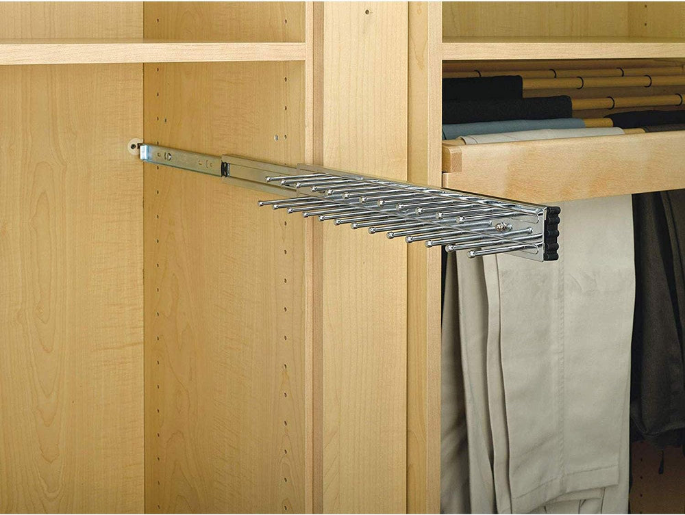 Rev-A-Shelf Sliding Tie & Belt Rack for Closets, Min Opening 2.5"W, ...