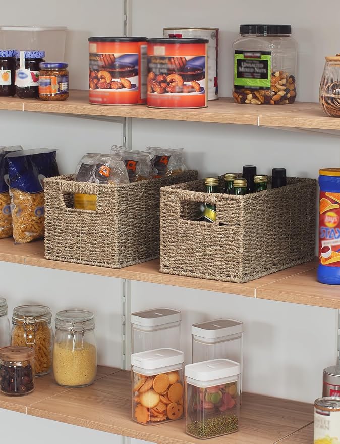 StorageWorks Wicker Storage Basket (2-Pack)