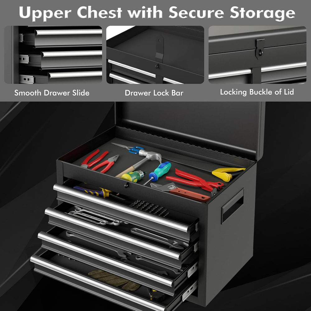 Goplus Tool Chest, 5 Drawers Rolling Tool Cabinet with Detachable Top Toolbox...