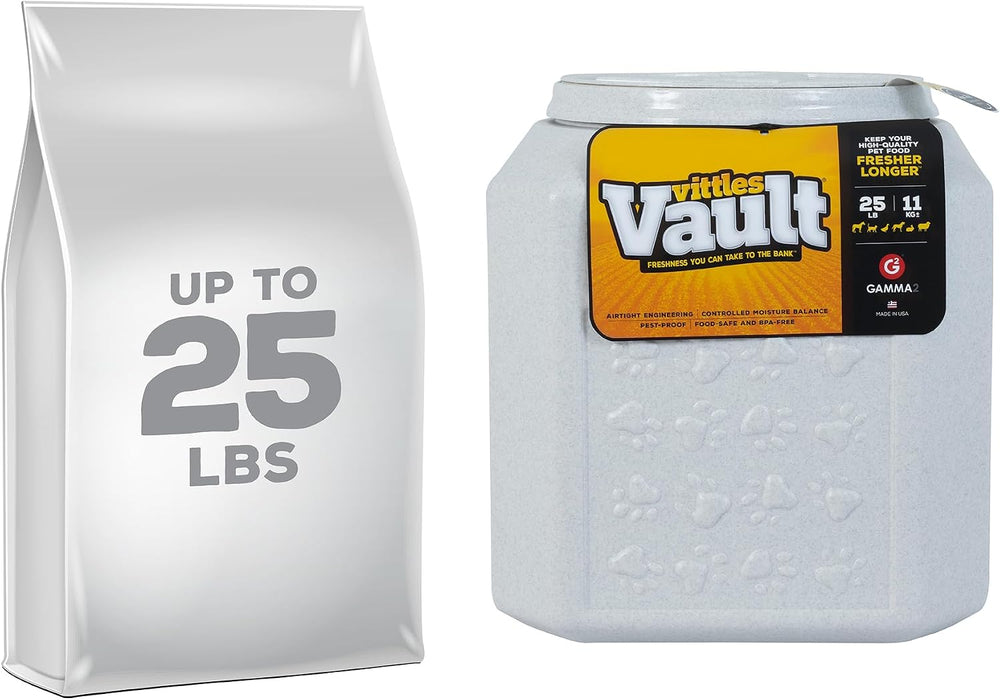 Vittles Vault Vittles Vault Pawprint Food Storage Container + Scoop, 25lbs