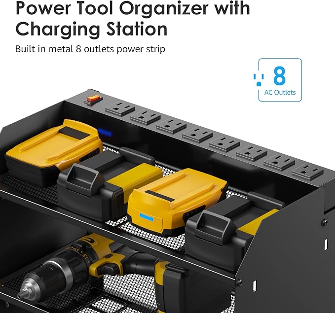 CCCEI Modular Power Tool Organizer Wall Mount
