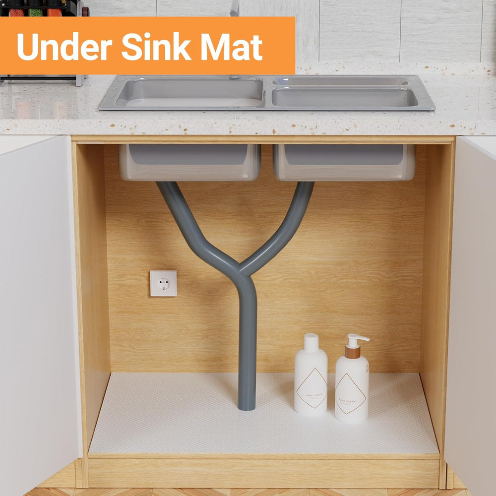 FLPMIX Shelf Liner 20 inch Wide - Waterproof Cabinets Liners, Standard Size 2...