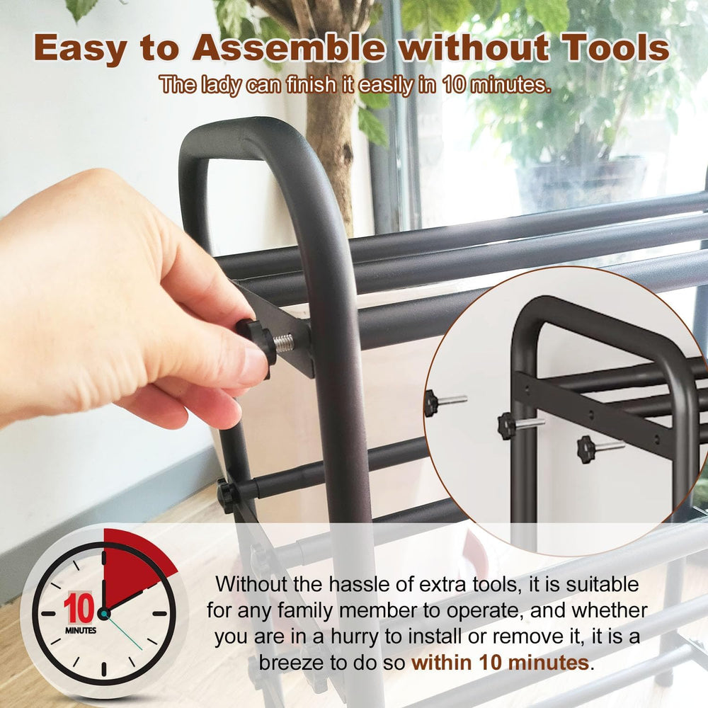 Expandable Metal Shoe Rack for Closet & Entryway, Shoe Storage Organizer
