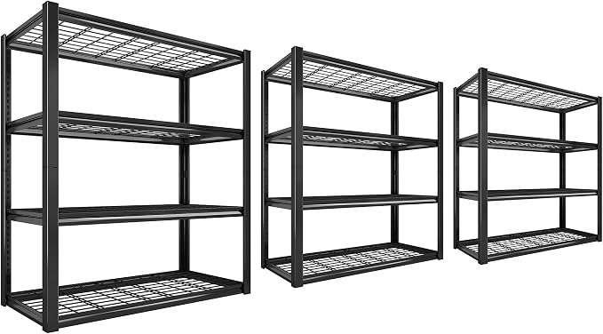 REIBII 40" W Garage Shelving 2240 LBS Storage Shelves Adjustable Heavy Duty