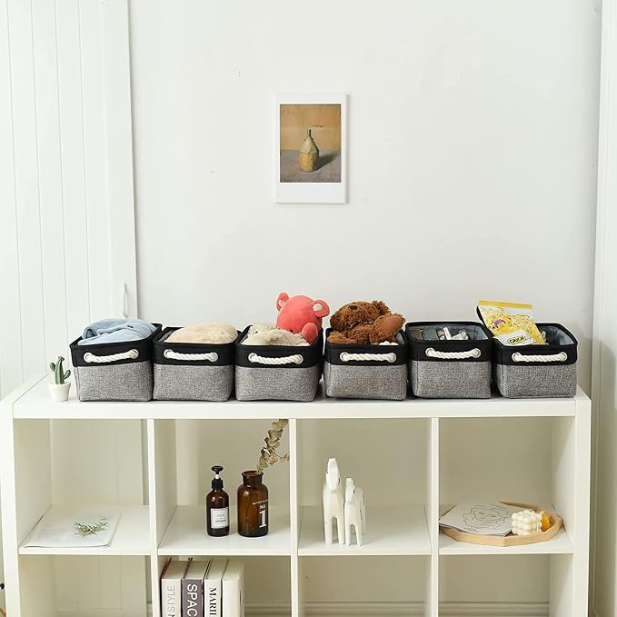 TheWarmHome Storage Basket for Organizing (6 Pack)