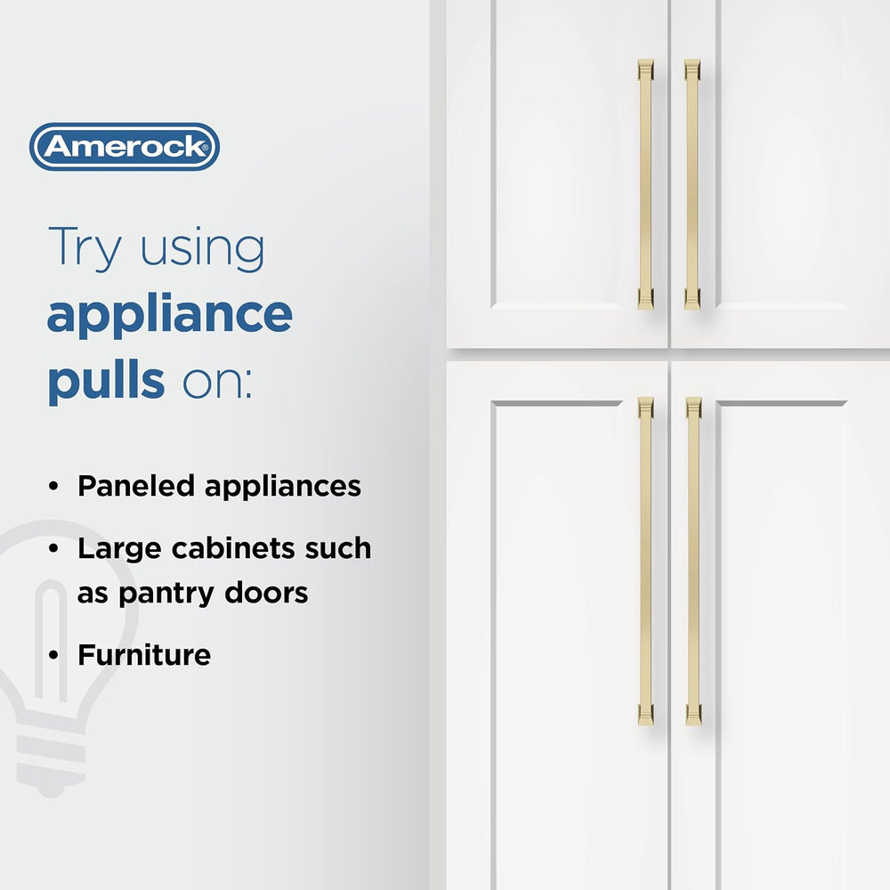 Amerock | Appliance Pull | Gilded Bronze | 8 inch (203 mm) Center to Center |...