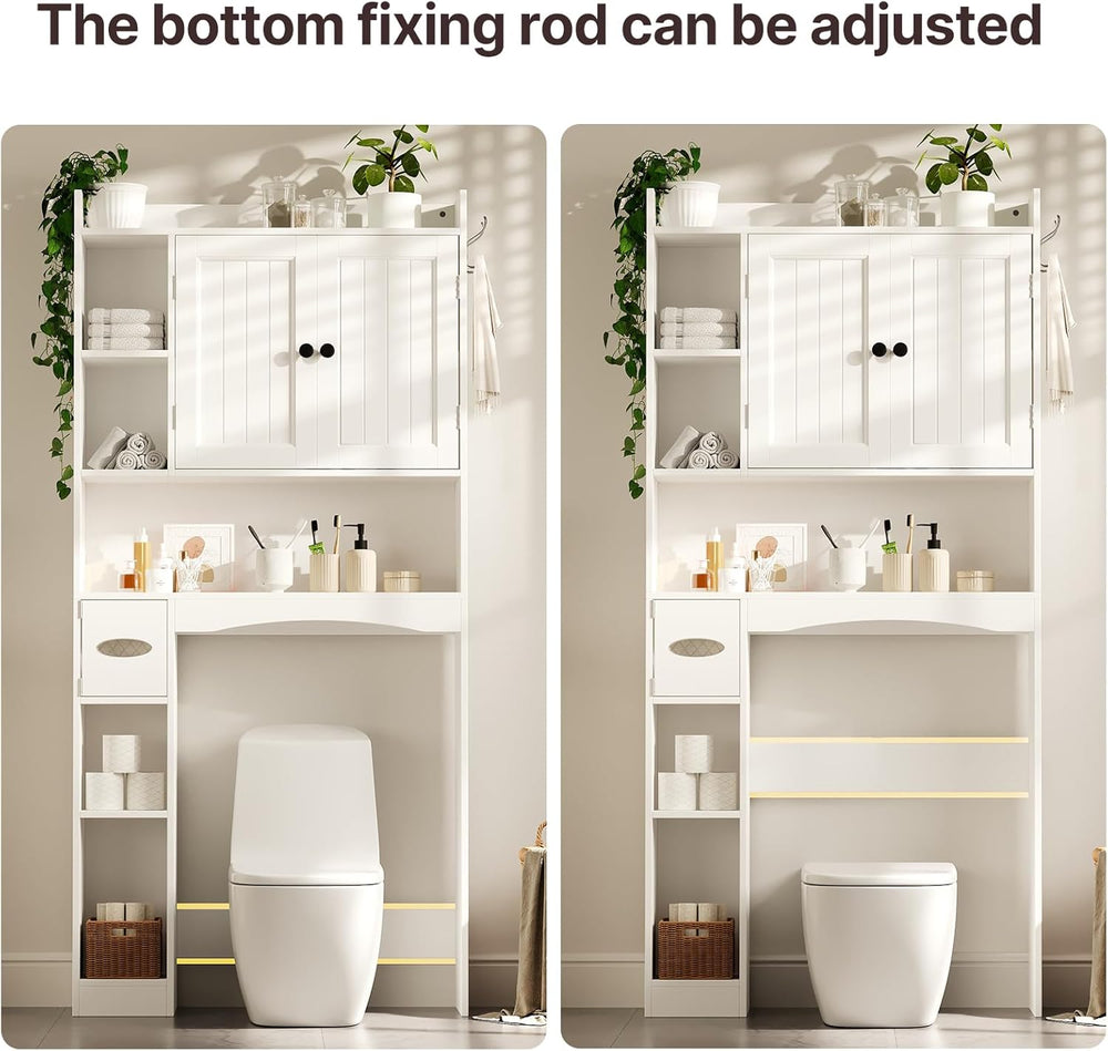 Gizoon 66''H Over The Toilet Storage Cabinet, with Ample Storage Space