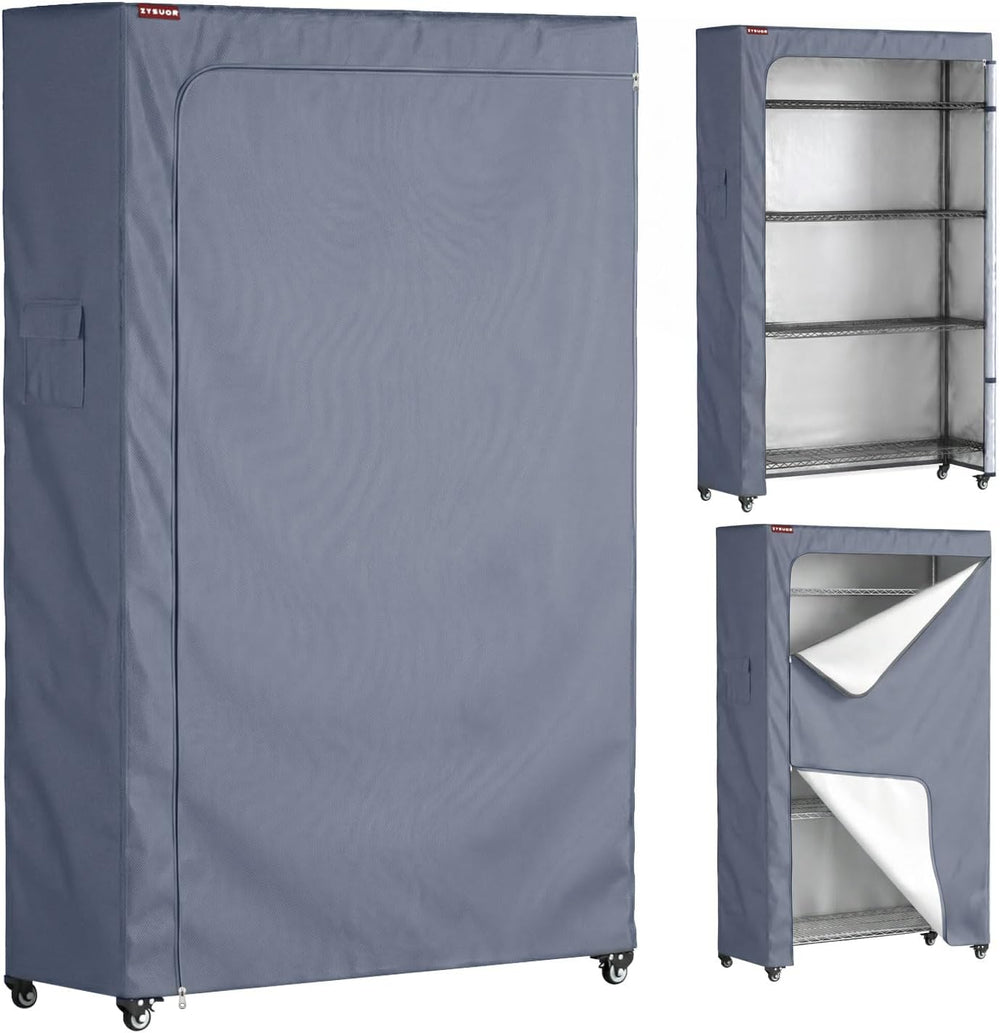 Shelf Cover for Storage Shelving Unit, Fits 36" W x 14" D x 54" H