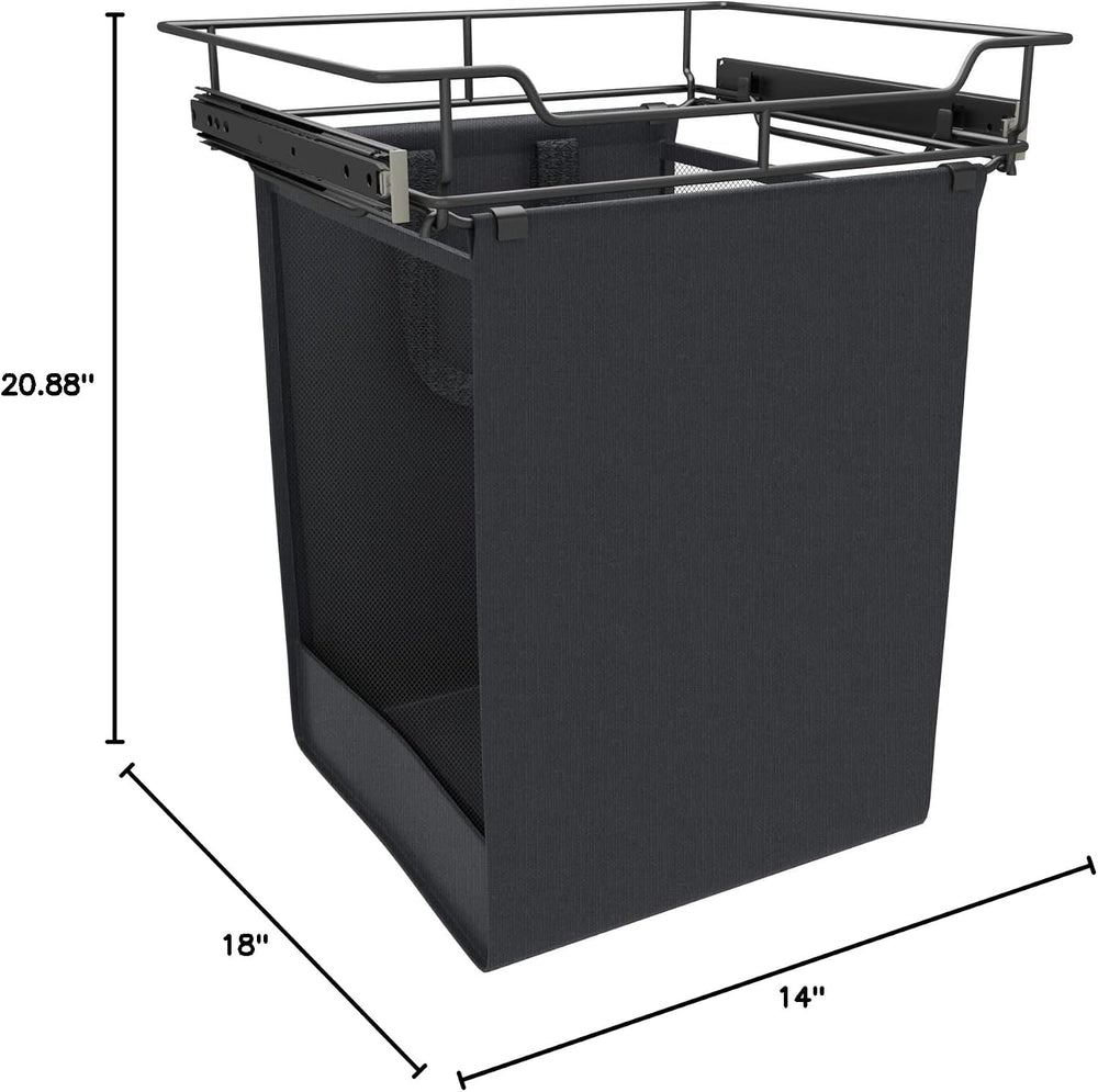 Rev-A-Shelf CSOHSL-18-1 Sidelines 18"W x 21"H Pull Out Laundry Clot...