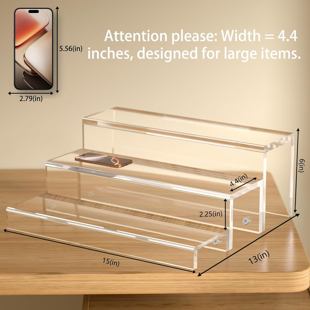 JUESHA 3 Tiers Bar Shelves for Liquor Bottles (Patent: D1076520S)
