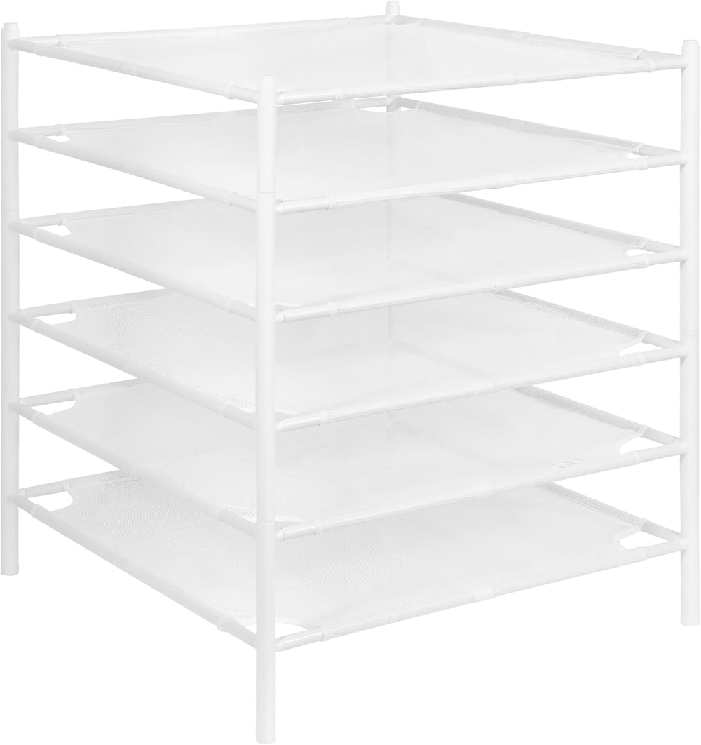 STORAGE MANIAC Sweater Drying Rack, Mesh Clothes Drying Rack, Stackable Laund...