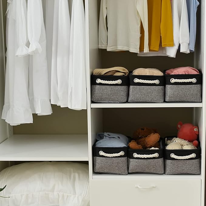 TheWarmHome Storage Basket for Organizing (6 Pack)