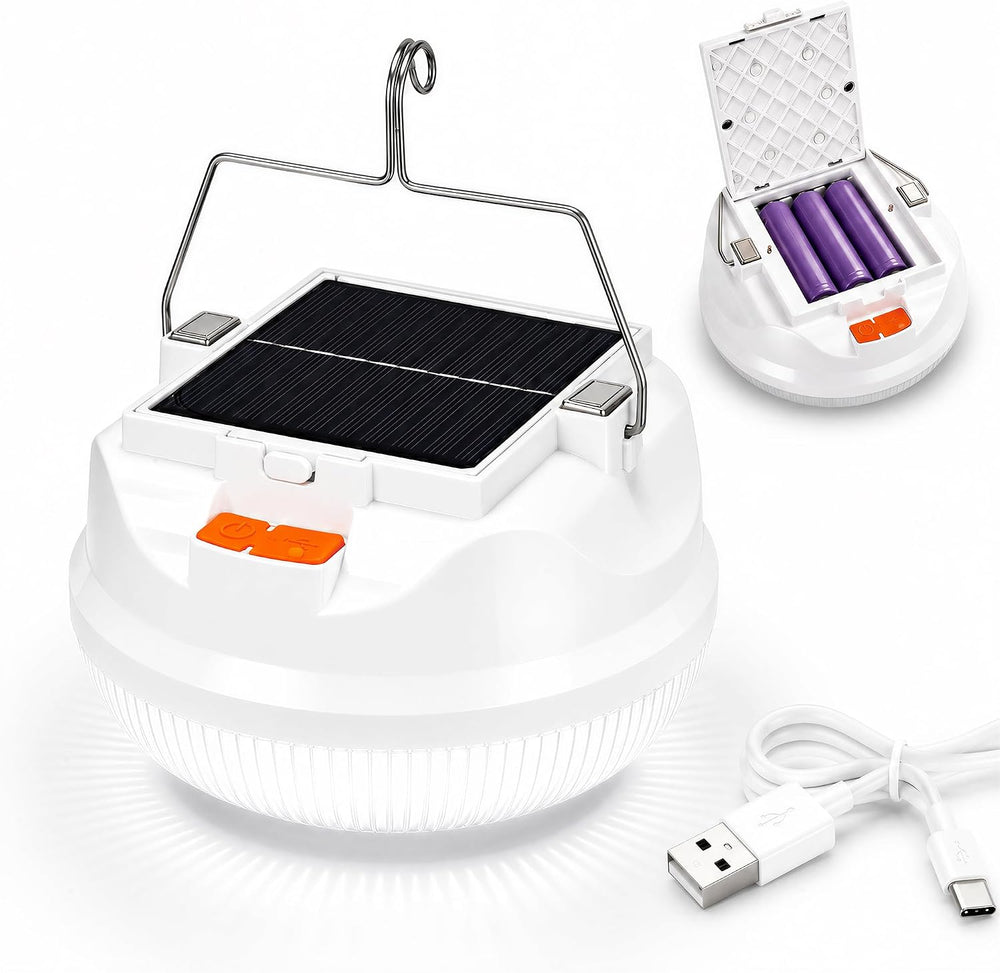 Solar Lantern Rechargeable for Camping,Power Outages & Emergencies