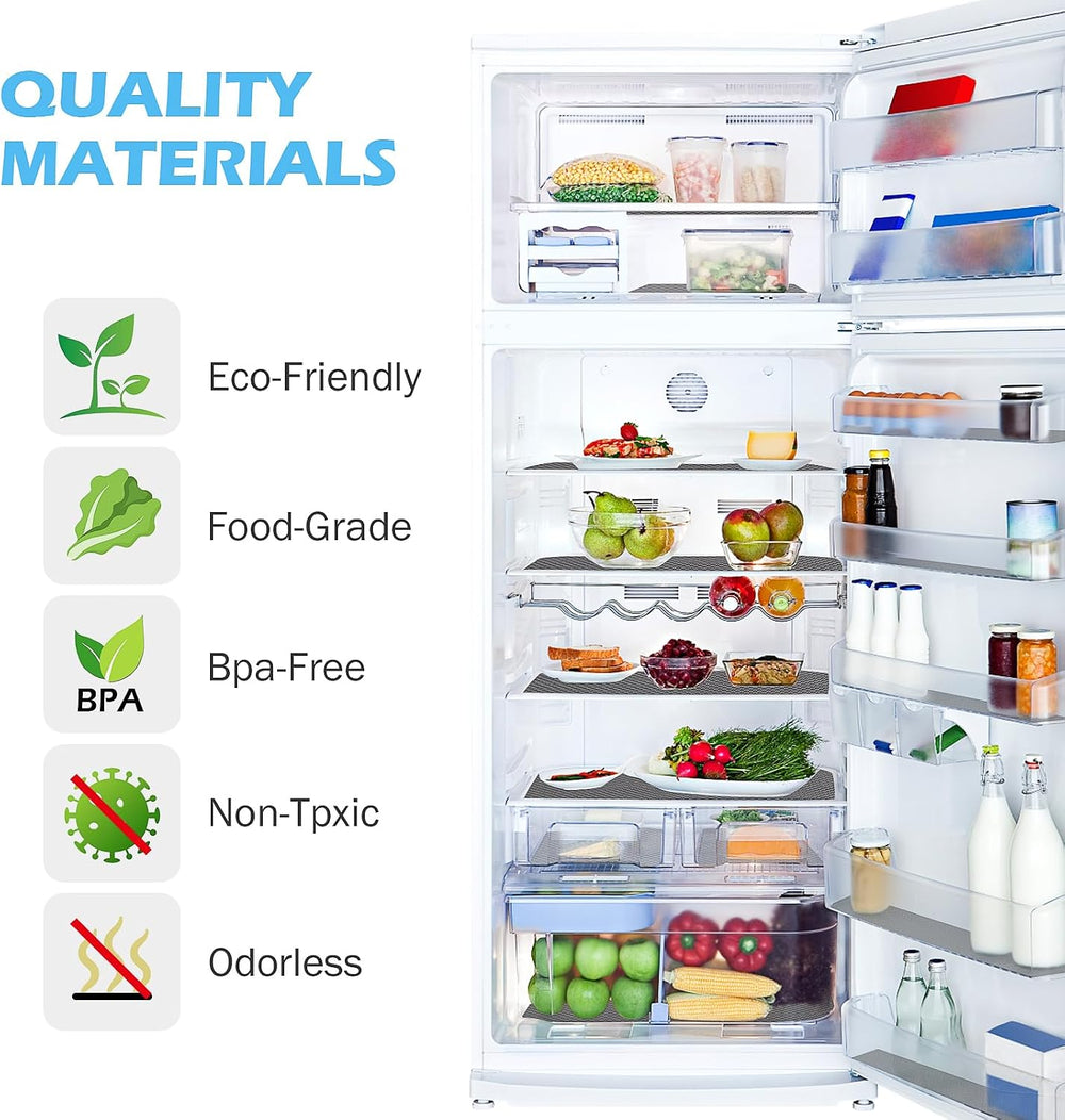 Drawer Liners, Waterproof Shelf Liner, Anti-Slip Non-Adhesive BPA Free Kitche...