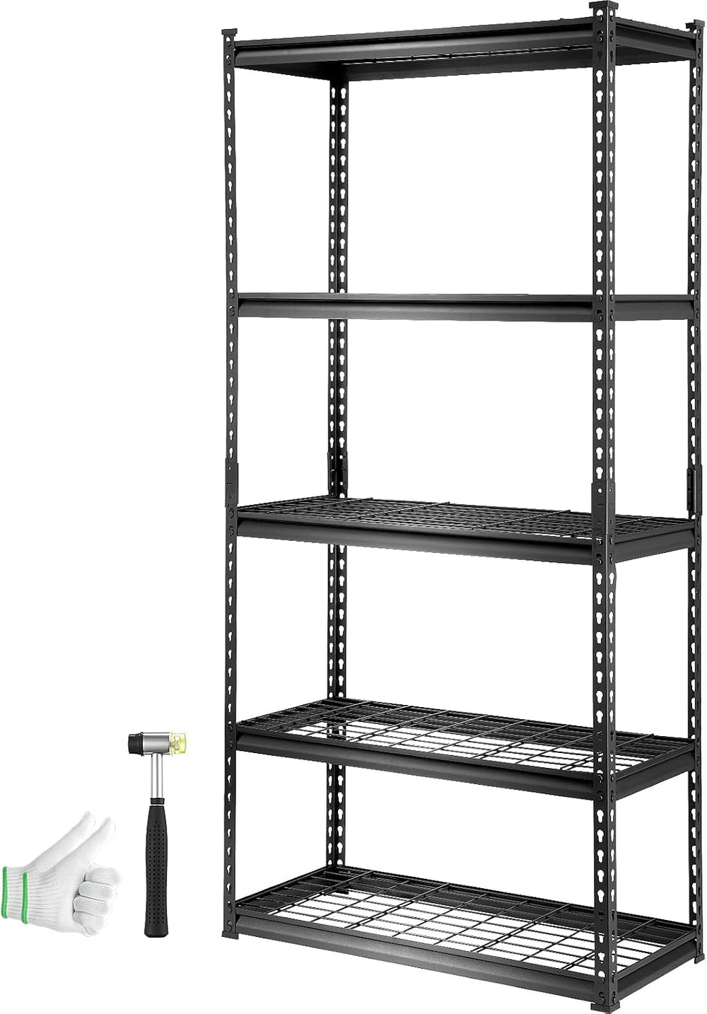 VEVOR Storage Shelving Unit, 5-Tier Adjustable, 2000 lbs Capacity, Heavy Duty...