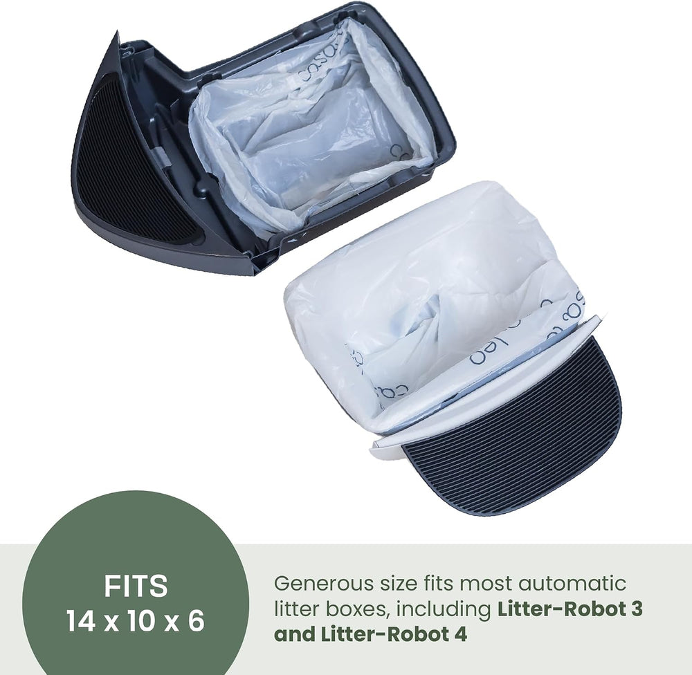 Casa Leo Waste Drawer Liners, 50 Automatic Litter Box Bags