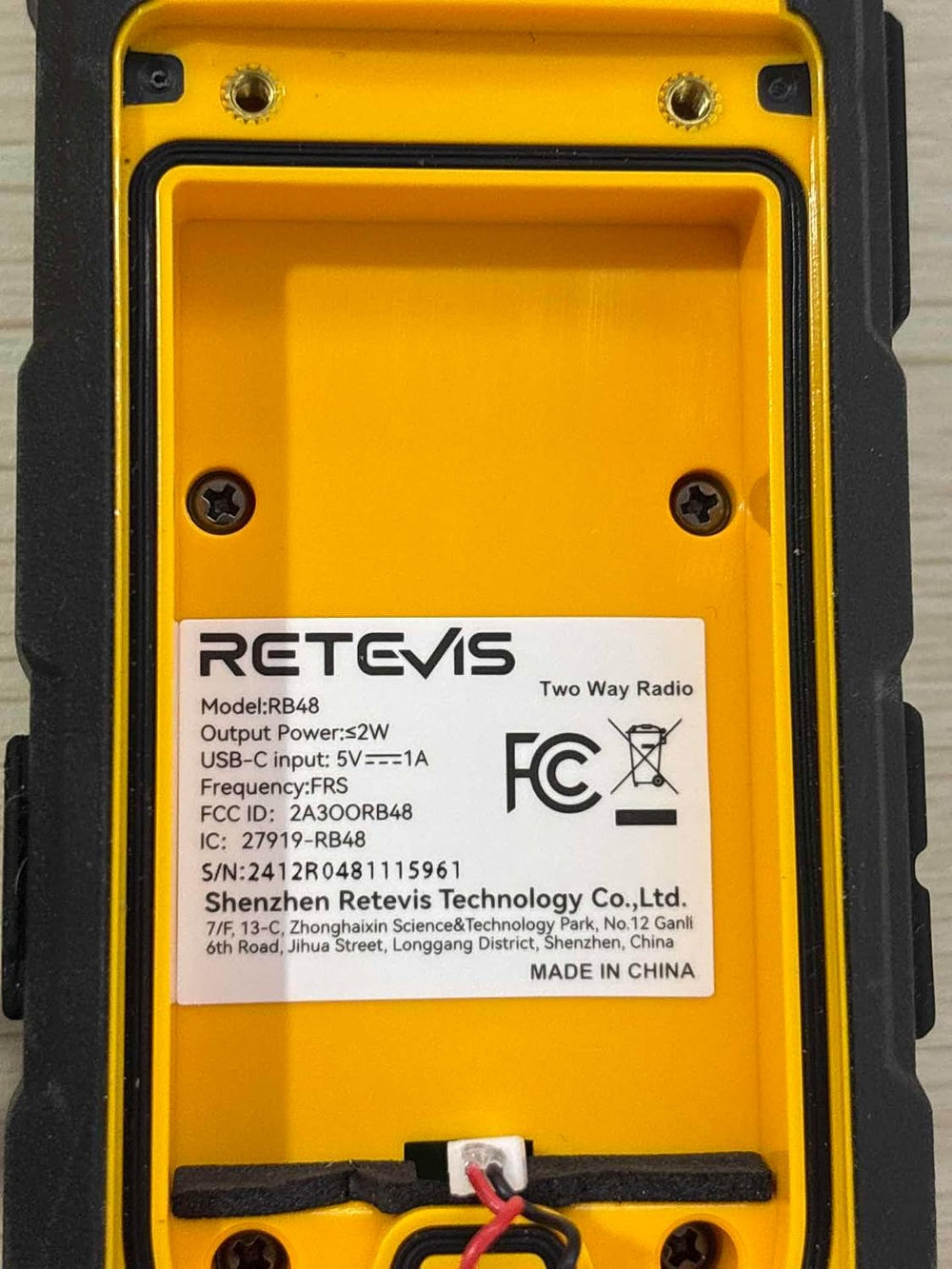 Retevis RB48 Heavy Duty Walkie Talkies for Adults,Long Range Two Way Radios
