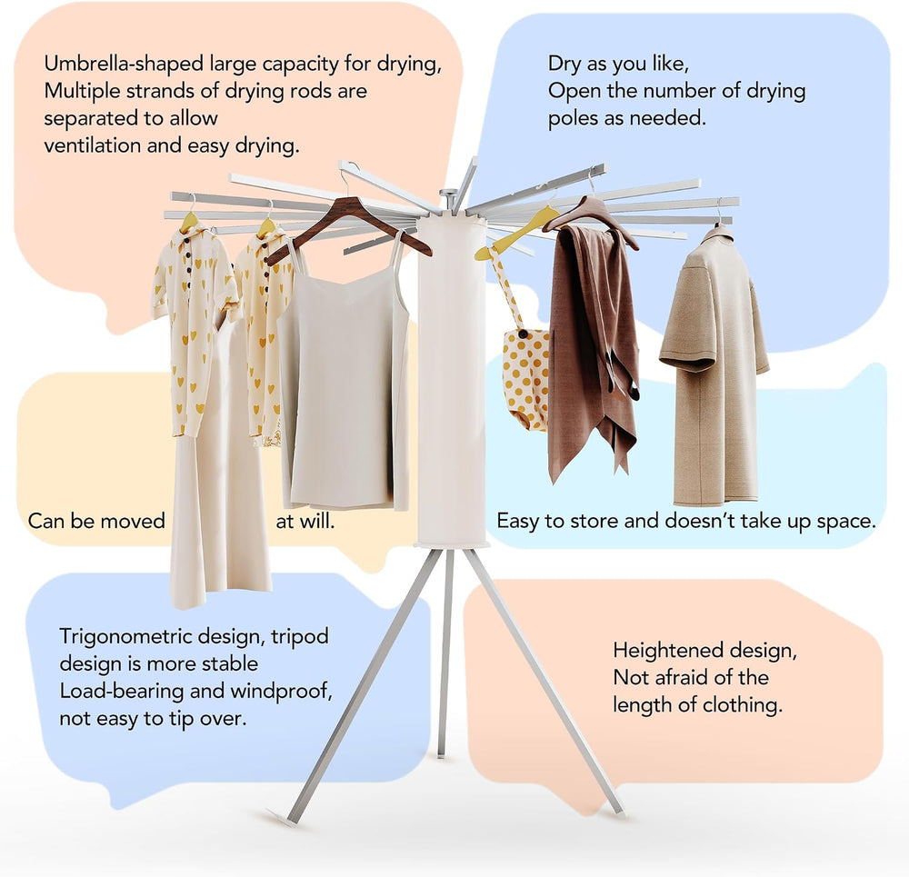 Clothes Drying Rack,Drying Rack Clothing,Laundry Drying Rack,Floor Standing,1...