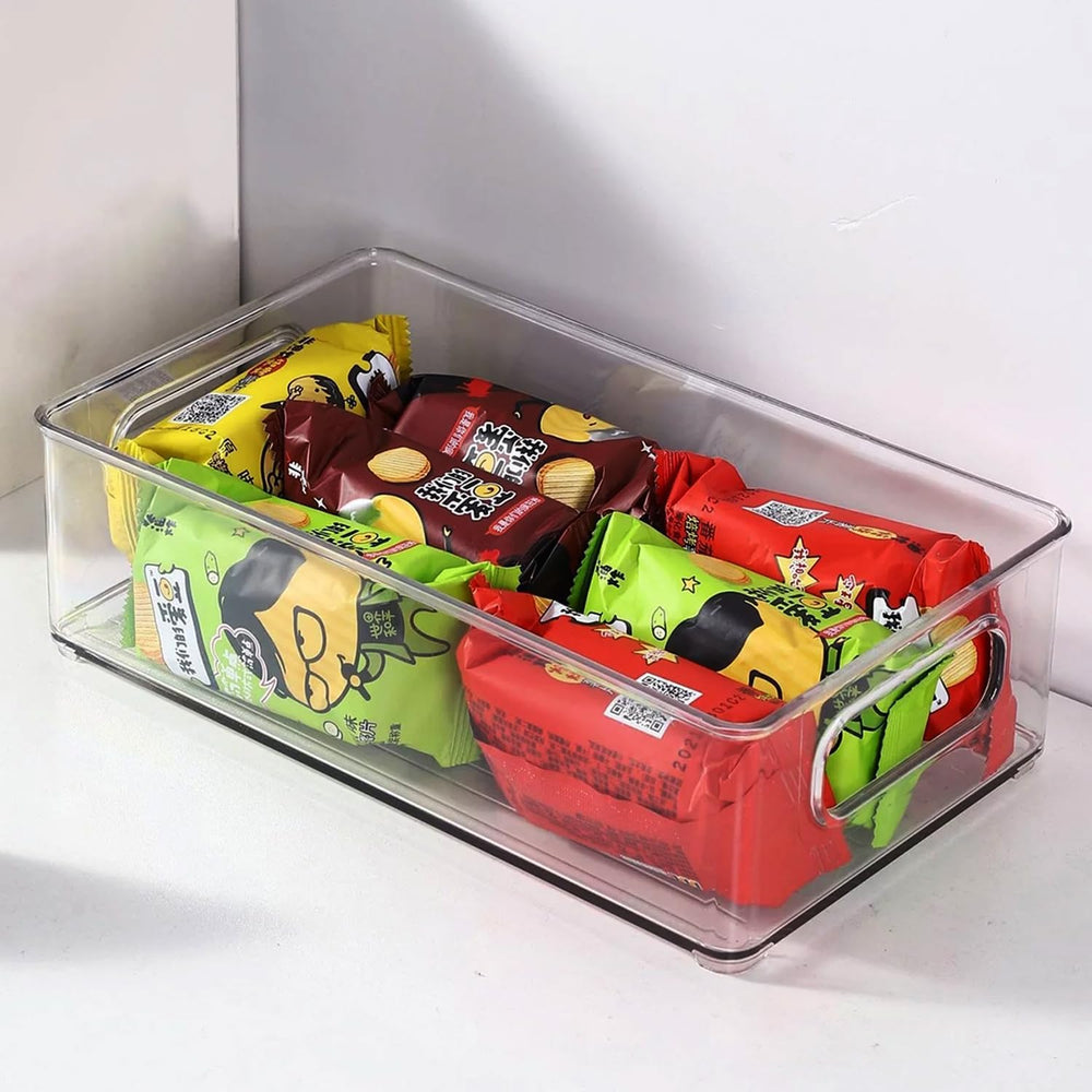 ShelfShaper Large Clear Plastic Storage Bins, Pantry Organizers and Storage C...